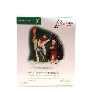 Dept 56 Dickens Village - Ghost of Christmas Present Visits Scrooge